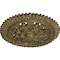 Ekena Millwork York Ceiling Medallion (Fits Canopies up to 3 5/8"), 21 5/8"OD x 2 1/2"P, Mississippi Mud Crackle CM21YOMMC - alternate 3